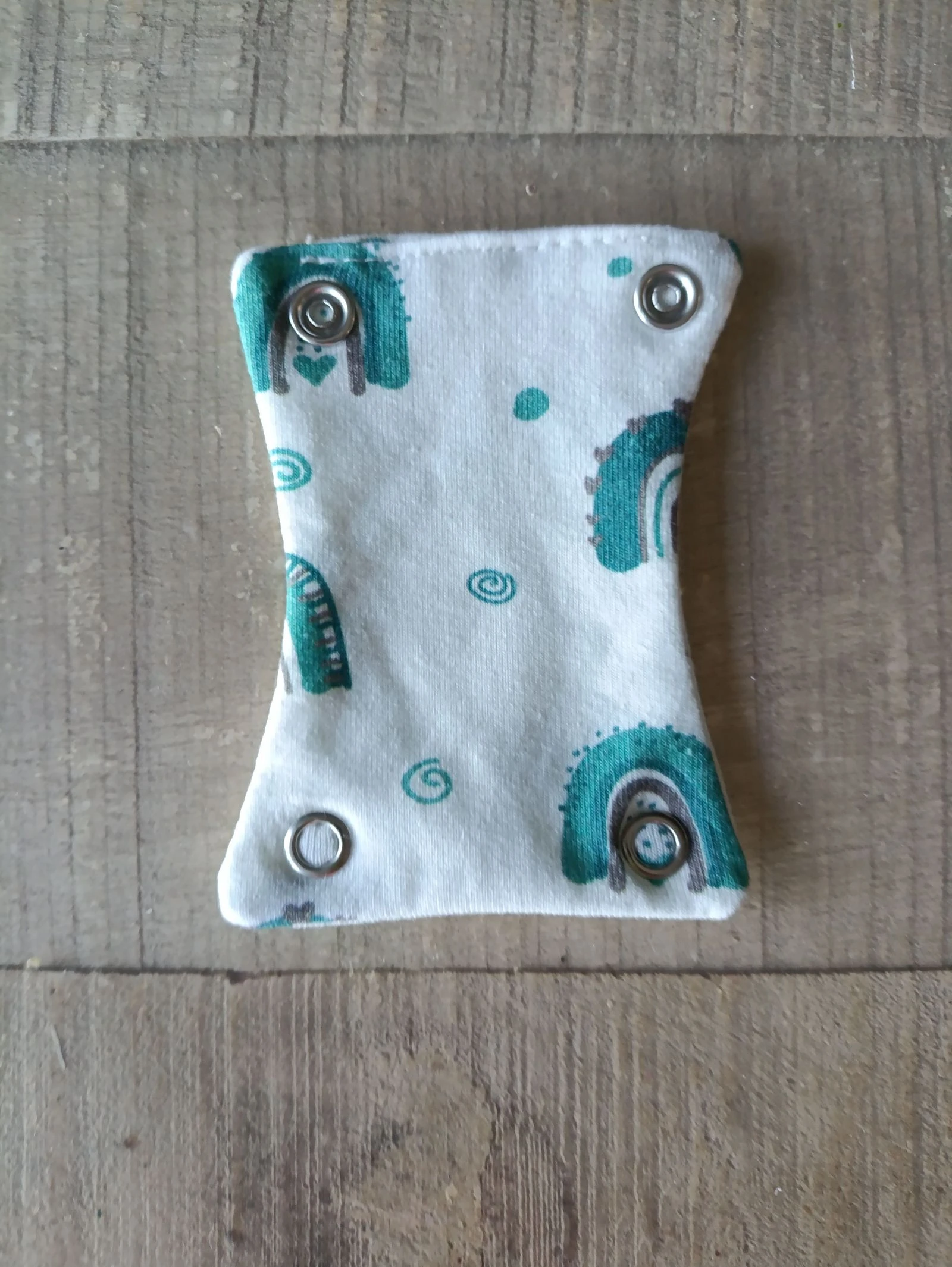 Rallonge pour body bébé • compatible avec la plupart des bodies • arc en ciel vert  – photo 2